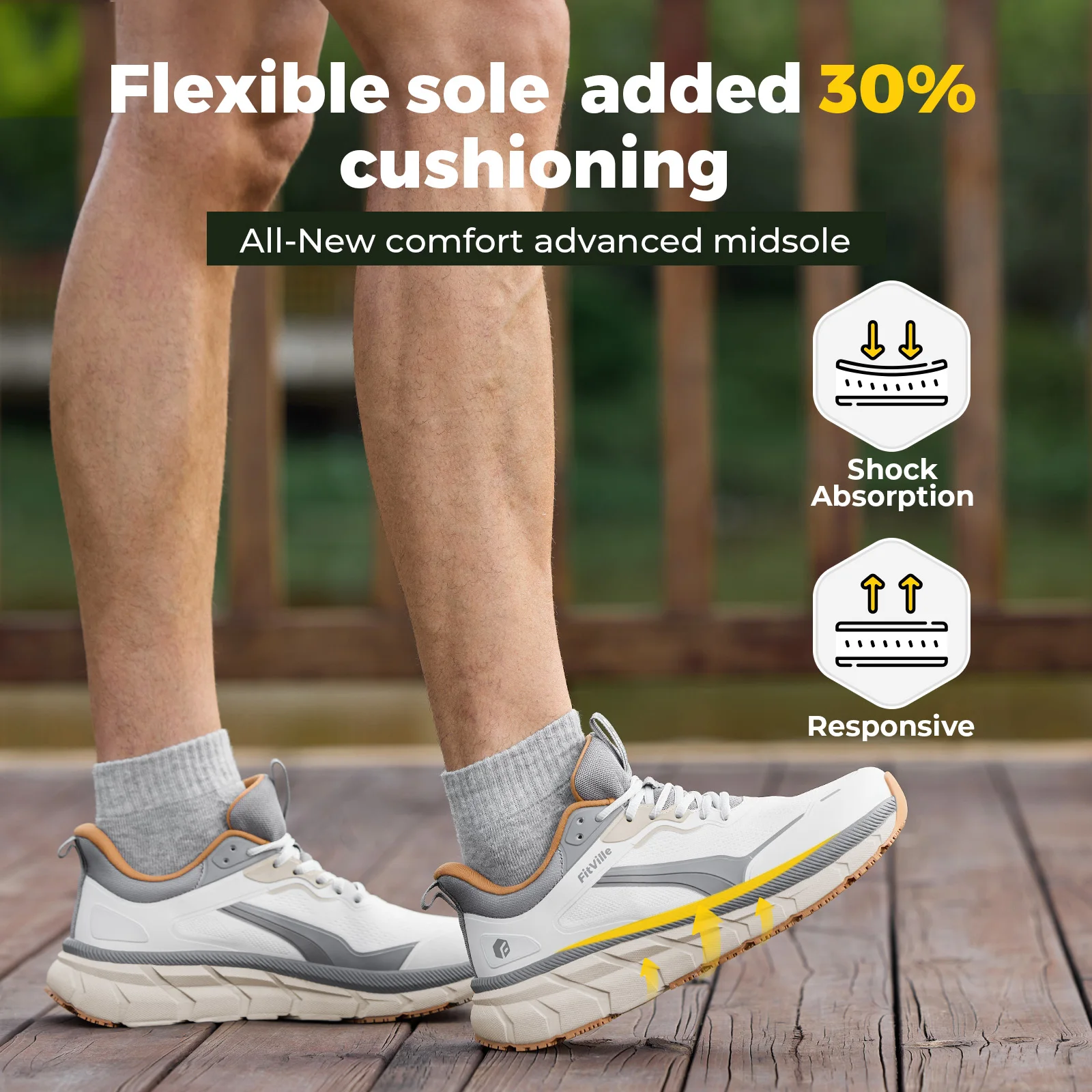 FitVille – męskie buty sportow – Wide Toe Box Running Sneakers recenzja i cena