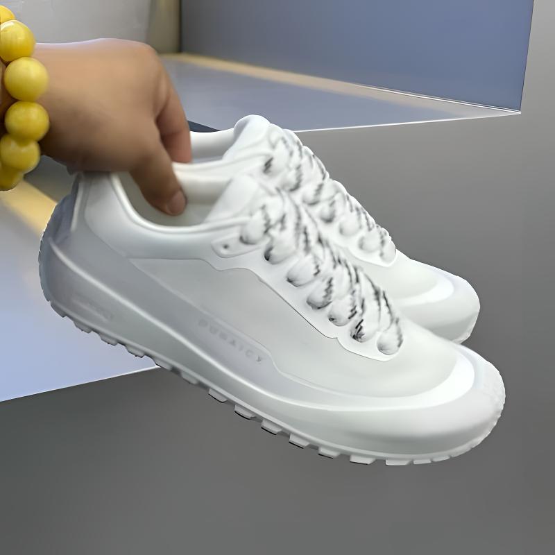 Męskie sneakersy o niskim prof – Knit Fabric Lace Up Sneakers recenzja i cena